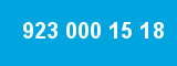 923 000 15 18